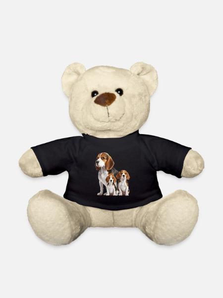 Beagle Familie - Teddy - Schwarz