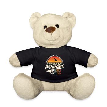 60e anniversaire Mann Original April Né en 1963 - Nounours - noir - Devant
