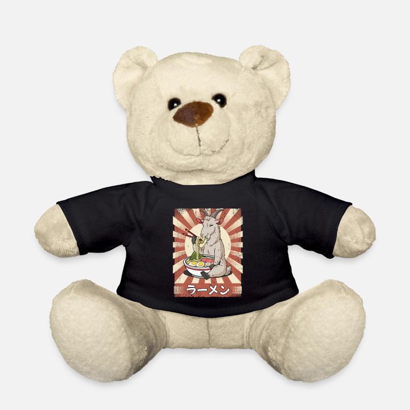 Ramen Ziege Nudelsuppe Ramen - Teddy - Schwarz