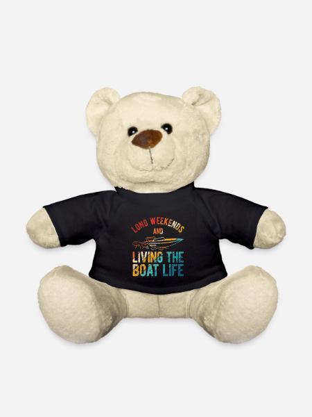 Segelboot Kapitän Spruch Zum Segeln - Teddy - Schwarz