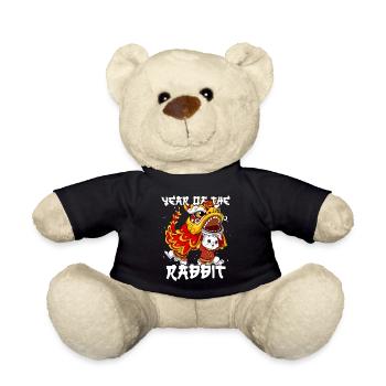Année du Lapin Nouvel An lunaire chinois - Nounours - noir - Devant
