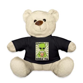 Boba Tea Alien Bubble Tea - Teddy - Schwarz - Vorne