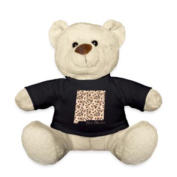 Carte imprimée léopard État du Nouveau-Mexique - Nounours - noir - Devant
