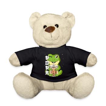 Boba Tea Grenouille Bubble Thé - Nounours - noir - Devant