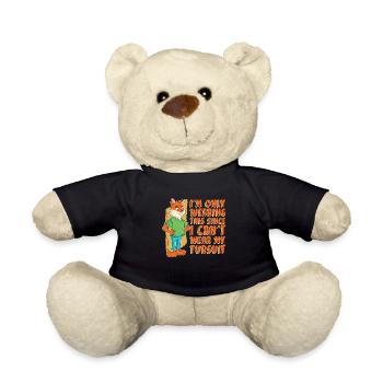 Furry Fandom Fursuits Humour - Nounours - noir - Devant