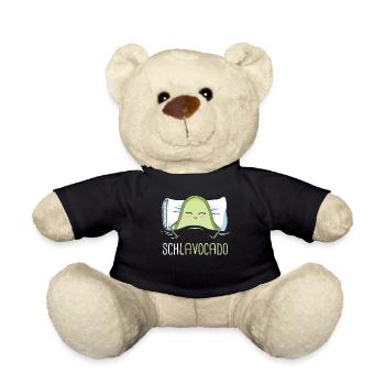 Avocado Frucht Vegan Vegetarier Veganer Avocados - Teddy - Schwarz - Vorne