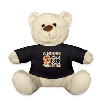 Ein Haus ist kein Zuhause ohne einen Yorkshire - Teddy - Schwarz - Vorne