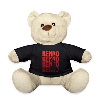 Japanischer Schwertkampf Kendo - Teddy - Schwarz - Vorne
