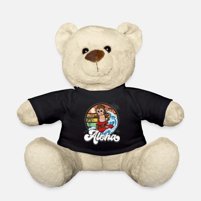 Aloha Hawaiianischer Hawaii Surfer Surfen - Teddy - Schwarz