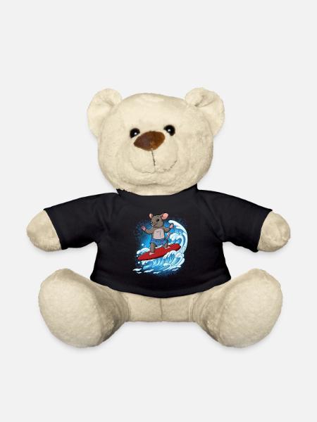 Wellensurfer Surfer Surfen - Teddy - Schwarz