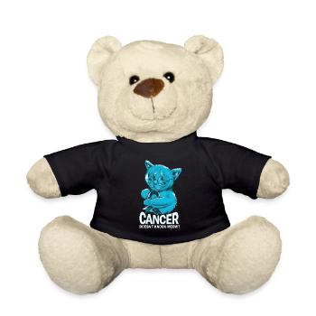Cancer Chat Cancer de la prostate - Nounours - noir - Devant