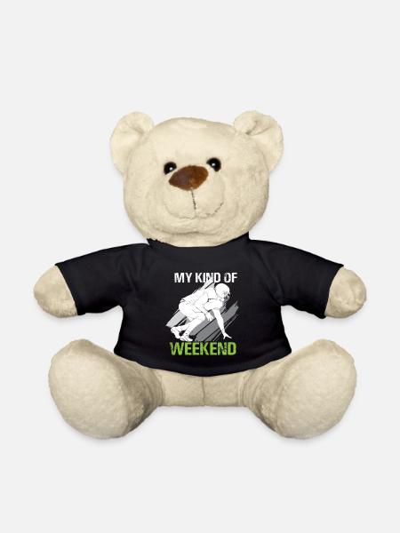 Football My kind of weekend footballer - Teddy Bear - black