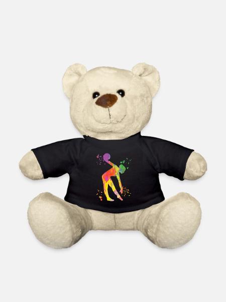 Gymnaste avec gymnastique rythmique de balle - Nounours - noir