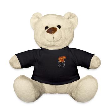 Squirrel Tree Squirrel - Teddy Bear - black - Front