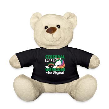 Cerebral Palsy Warriors Are Magical Cerebral - Teddy Bear - black - Front