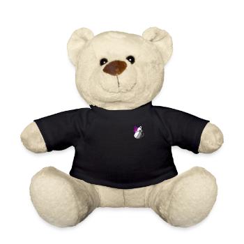 Pocket Cat Asexual Pride Mois Minimaliste Subtil - Nounours - noir - Devant