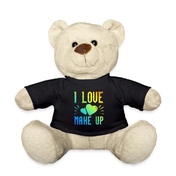 J’adore le maquillage - Nounours - noir - Devant
