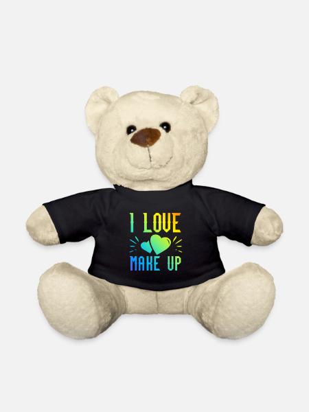 Ich liebe Make up - Teddy - Schwarz