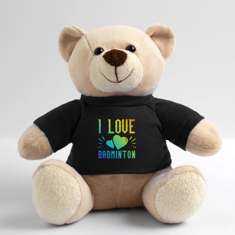 Ich liebe Badminton Teddy