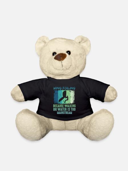 Wing Foil Wingsurfing Retro Foil Wing - Teddy - Schwarz