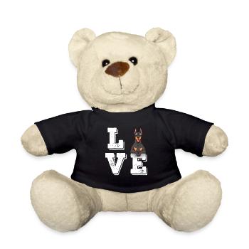 Love Dobermann - Teddy - Schwarz - Vorne