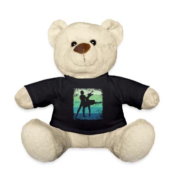Ballet Dance Couple Ballerine Vintage - Nounours - noir - Devant