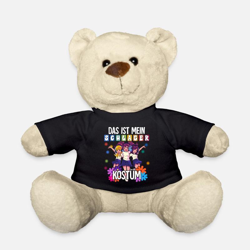 Das Ist Mein Schlager Kostüm - Teddy - Schwarz