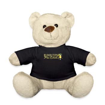 Blutgruppe Pina Colada Cocktail Barkeeper - Teddy - Schwarz - Vorne
