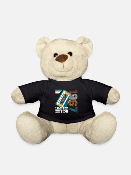 56. Geburtstag November Jahrgang 1967 Kassette - Teddy - Schwarz
