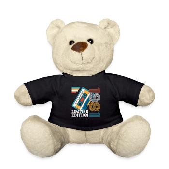 42e anniversaire novembre Vintage 1981 cassette - Nounours - noir - Devant