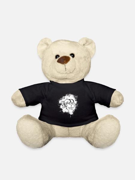 Symbole du signe du zodiaque Gémeaux - Nounours - noir