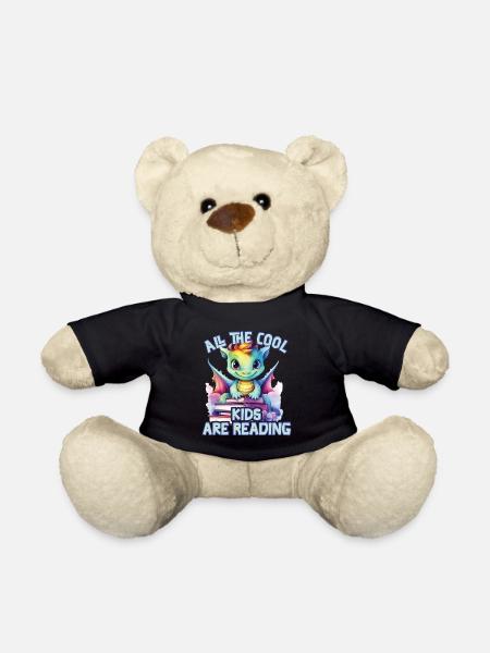 Alle Coolen Kids Lesen Drachen - Teddy - Schwarz