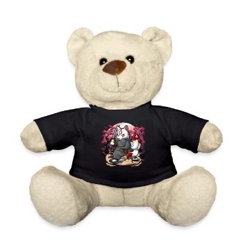 Samurai Kitsune - Teddy - Schwarz - Vorne