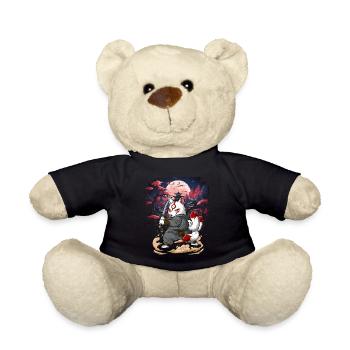 Samurai Kitsune - Teddy - Schwarz - Vorne