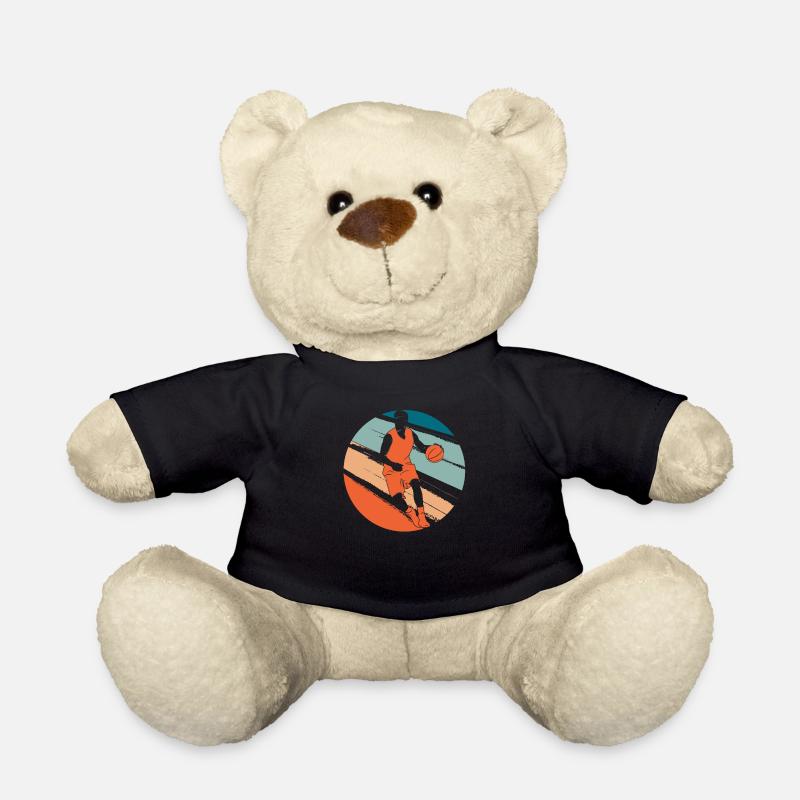 Basketball Basketballer - Teddy - Schwarz