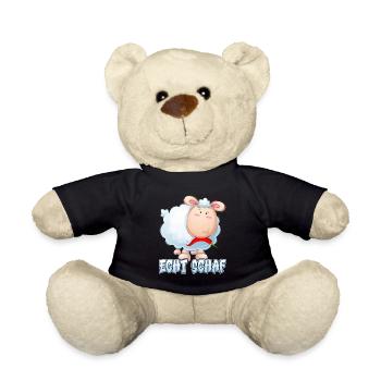 Real Sheep North German Lamb Sheep Shepherd - Teddy Bear - black - Front