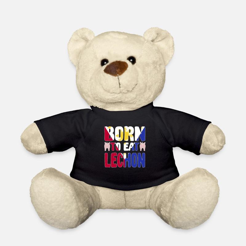 Gebratenes SGeboren Um Lechon Zu Essen - Teddy - Schwarz