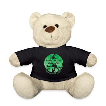 Krebs Hexe Grün Gallenblasenkrebs - Teddy - Schwarz - Vorne