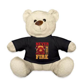 Feuerwehrmann - Teddy - Schwarz - Vorne