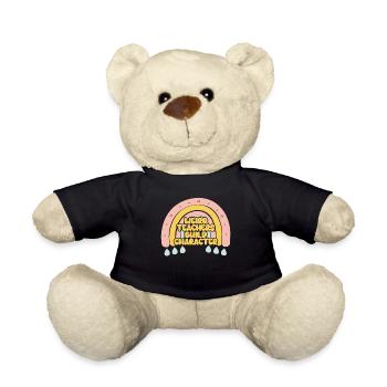 Weird Teachers Build Character Teacher - Teddy Bear - black - Front