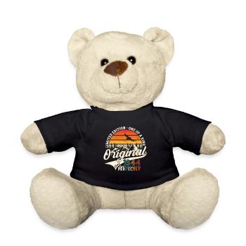 Original June 1944 Vintage 1944 Birthday 1944 - Teddy Bear - black - Front