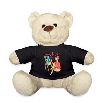 Artist Painter Graphic Just An Art Girl Gifts - Teddy - Schwarz - Vorne