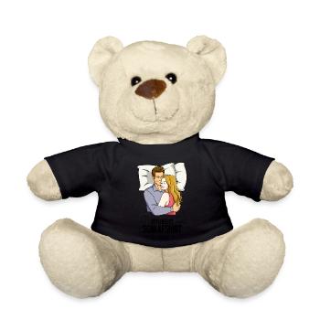 Partenaire officiel de la chemise de nuit - Nounours - noir - Devant