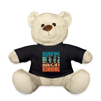 Xc Runner Cross Country Running - Teddy Bear - black - Front