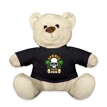 Summer Party Crew - es eskaliert eh - Bierglas - Teddy - Schwarz - Vorne