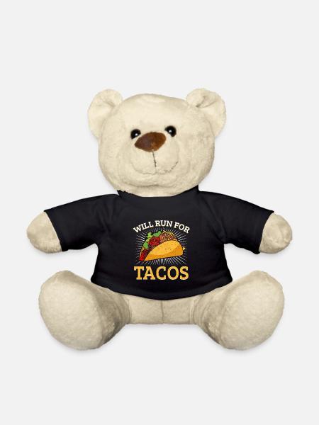Courir pour courir pour Tacos Marathonien Runner - Nounours - noir