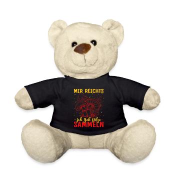 Pilzsuche Mir Reichts Ich Geh Pilz-Sammler - Teddy - Schwarz - Vorne