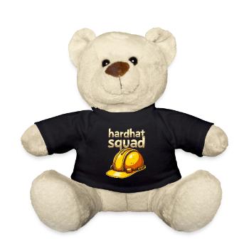 Construction Worker Cadre - Teddy Bear - black - Front