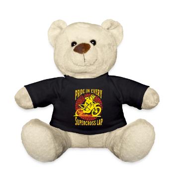 Dirt Biker Riding Supercross Lap Dirt Bike - Teddy - Schwarz - Vorne