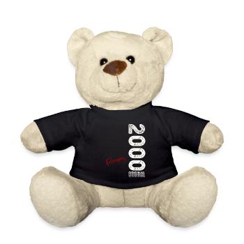25ème anniversaire cadeau mari Original février 2000 - Nounours - noir - Devant